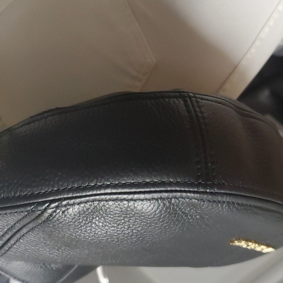 NWT Michael Kors Leather Convertible Medium Bedford Shoulder Hobo BLACK - Picture 7 of 12